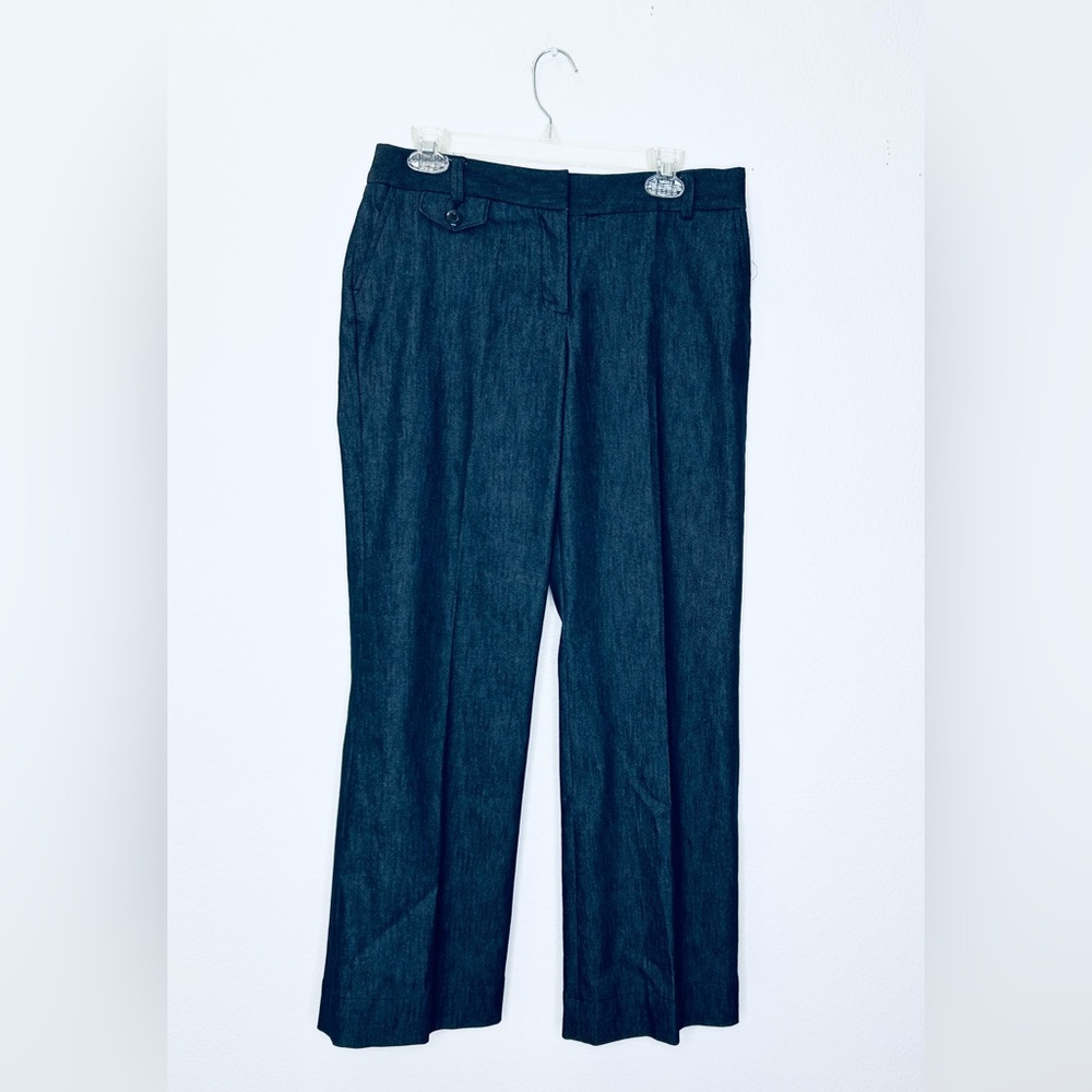 Dalia Denim Women's Navy Blue Wide Leg Stretch (8) - Picture 2 of 8